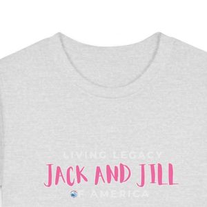 เสื้อยืดเด็ก Jack and Jill Living Legacy ลายกราฟิกสีชมพู แขนสั้น คอกลม สไตล์ลำลอง สำหรับเด็ก  ขายส่งแบบกำหนดเองได้ - Product Image 3