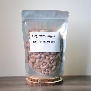 ISO Certified 500g Organic Buttery Salty Flavor Vietnam Customizable Grade Roasted Premium Cashew <b>Nuts</b> with Plastic Zipper Bag - Product Image 3