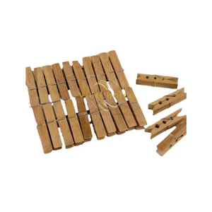 Eco-Friendly from Vietchoice Vietnam Wholesale Custom Decorative Wooden Pegs Best Price High Quality Bamboo Mini Clothes <b>Clips</b> - Product Image 1