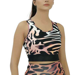 Sujetador deportivo de yoga transpirable y sencillo para mujer, popular al por mayor, con logotipo frontal personalizable, ropa de fitness de alto soporte para gimnasio - Product Image 5