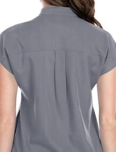 Conjunto de Uniforme Médico de Algodón Elástico Cómodo, Uniformes de Enfermera y Doctor, Pantalones Quirúrgicos Unisex, Top con Cuello en V, Logotipo Personalizado - Product Image 4