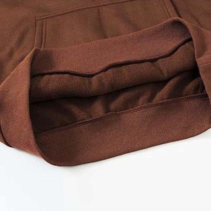Sweat-shirt à capuche uni pour homme, manches raglan, pull décontracté avec poche avant, coupe classique, en coton tricoté, pour l'automne - Product Image 2