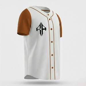 Camiseta de Béisbol de Alta Calidad, Transpirable, con Estampado Digital, Cuello en V, 100% Poliéster, Manga Corta, Secado Rápido, Personalizable, RIVIAN ATLANTIC - Product Image 3