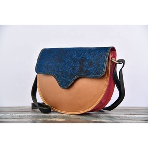 Western Hair On Cowhide Leather Crossbody Bag Custom Genuine Leather Purse For Women's - Product Image 4