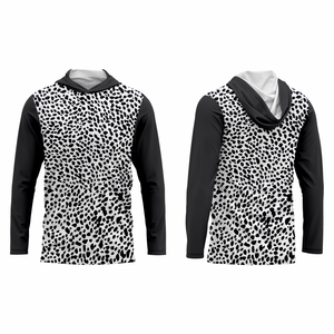 เสื้อฮู้ดซัมเมอร์แบบกำหนดเอง แห้งเร็ว ป้องกันรังสียูวี ยืดหยุ่นได้ เหมาะสำหรับการฝึกซ้อม ผลิตจากโพลีเอสเตอร์ 100% - Product Image 3