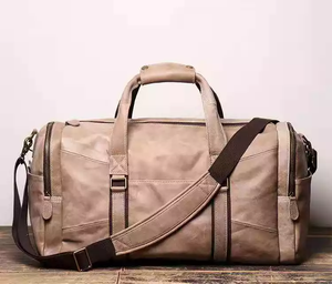 Bolsa de Viaje Casual de Cuero Genuino para Hombre, Impermeable, de Gran Capacidad, para Viajes Cortos - Product Image 4