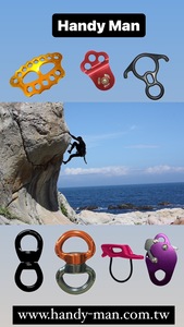 Aparejo de escalada de aleación de aluminio anodizado de alta calidad hecho a medida placa de anclaje grande embalado en cartón - Product Image 6