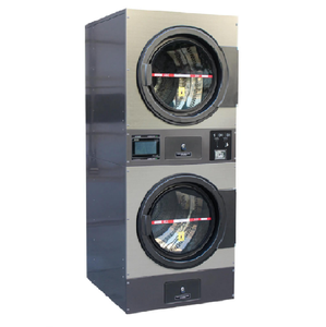 <span class=keywords><strong>Asciugatrice</strong></span> Professionale a Doppio Tamburo da 15kgx2 con Funzionamento a Moneta per Lavanderie Commerciali - Product Image 1