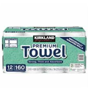 Paquete de Toallas de Papel Kirkland Signature Qert Premium de 12 Rollos, 160 Hojas/rollo, 3 Capas, Desechables, Suaves y Absorbentes, Rollo Grande - Product Image 4