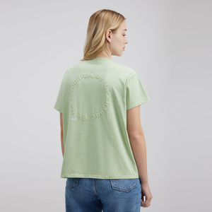 Camiseta de Cuello Redondo para Mujer, Mezcla de Lino y Algodón, Fresca y Transpirable, Bordado Plano, Manga Corta, Informal, Top de Verano, Proveedor de Exportación - Product Image 3