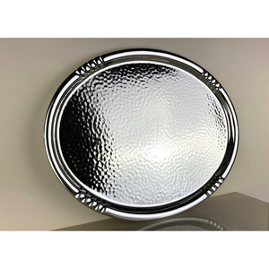 Heavy Duty Stainless Steel Serving <b>Tray</b> <b>Mirror</b> Finish Elegant Food Presentation Platter For Catering Dining Table Service - Product Image 3