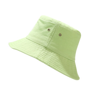Cotton Bucket <b>Hat</b> Summer Outdoor Travel Beach Sun <b>Cap</b> Plain Colors for Casual Scene - Product Image 2