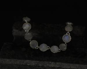 Natural Moonstone <b>Bracelet</b> Handmade Gemstone Beaded <b>Bracelet</b> Adjustable Crystal Jewelry for Women - Product Image 6