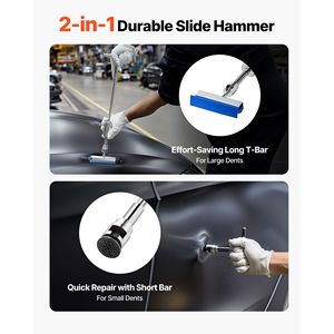 61 pezzi Kit per la rimozione delle ammaccature senza dolore con Lifter dorato per pistola con colla a T-Bar per Auto corpo grandine riparazione strumenti di riparazione - Product Image 3