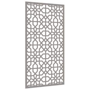 Décoration murale de jardin en acier corten rouillé 41,3 x 21,7 pouces, produit d'art métallique - Product Image 3