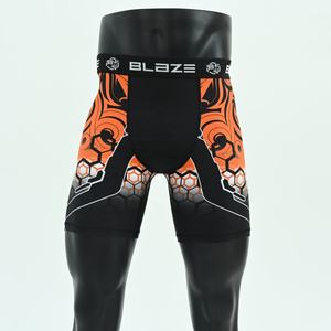 Pantalones Cortos de Compresión Personalizados para Hombre, Estilo Urbano, Cintura Media, Transpirables, Impermeables, Cómodos, Elásticos, para Entrenamiento Deportivo - Product Image 6