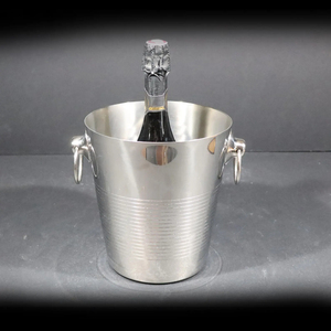 Hot Sale Nickel Plated Metal Wine & <b>Ice</b> Bucket With Steel Bucket Stainless Steel Chiller For Parties Home & Bar Use Champagne - Product Image 4