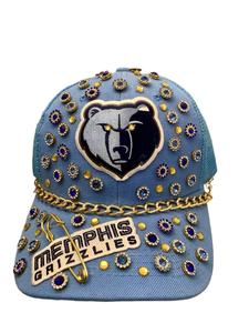 Casquette de baseball chic brodée de strass faite à la main, personnalisable, tendance, à 5 panneaux avec designs snapback sur mesure - Product Image 3