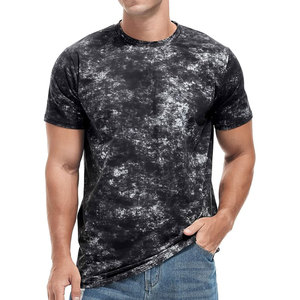 เสื้อยืดแขนสั้นคอกลมทรงปกติผ้าเจอร์ซีย์เนื้อนุ่มระบายอากาศได้ดีสำหรับผู้ชาย ผลิตจากผ้าฝ้าย 100% - Product Image 1
