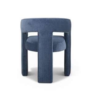 Sillón Azul Tapizado para Sala de Estar, Moderno, con Brazos, para Descanso, Ideal para Hogar, Bar o Salón de Uñas - Product Image 4