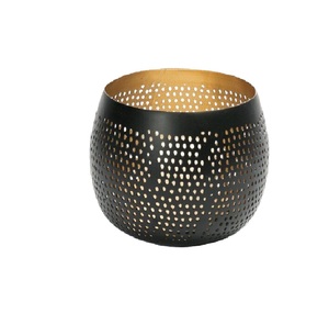 Ensemble de lanternes en aluminium perforé, porte-bougies résistant à la chaleur, décoration d'intérieur, porte-bougies en métal artisanal - Product Image 3