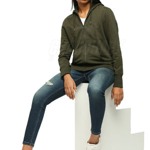 Sweat-shirts à fermeture éclair respirants pour femmes, en tissu extensible doux, sweat-shirts à fermeture éclair élégants pour femmes, tenue de tous les jours - Product Image 4