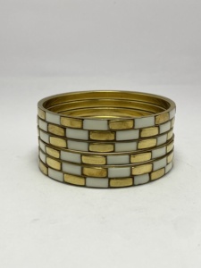 Fashion Multi Color Wood Resin <b>Bangle</b> for Women and Girls Brass <b>Bangle</b> Jewelry/resin Brass <b>Bangle</b> Use - Product Image 3