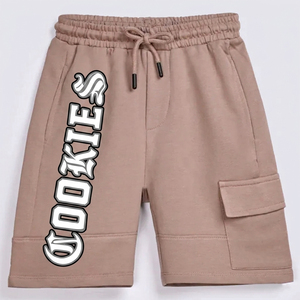 Pantalones Cortos Casuales de Lona 100% Algodón para Hombre, con Logotipo Personalizado de Alta Calidad, Servicio OEM, Tallas Grandes, Tejido Grueso Vintage - Product Image 1