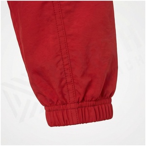 Survêtement unisexe rouge à blocs de couleur, manches longues, fermeture éclair sur le devant, style sportif, pour l'automne, avec poches latérales, en polyester mi-lourd - Product Image 6