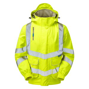 Lightweight Custom Men's Workwear Jacket <b>Waterproof</b> Safety <b>Work</b> Jacket for Sale Customizable Hi Vis Reflective Jackets for Men - Product Image 1