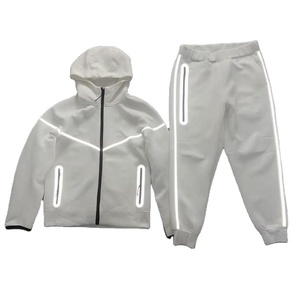 ชุดวอร์มลำลองพิมพ์ลายดิจิตอลแบบกำหนดเองขายดีประจำฤดูหนาวปี 2026 ชุด 2 ชิ้น กางเกงจ็อกเกอร์ทรงบาน ผ้าหนา 180 กรัม เสื้อฮู้ดดี้ผู้ชาย - Product Image 3