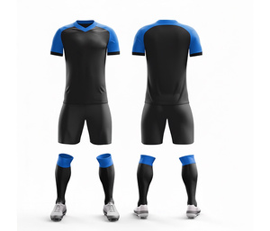 Conjunto de Camiseta y Pantalones Cortos de Fútbol Personalizados con Sublimación |   Tallas para Hombres, Mujeres y Jóvenes |   Ropa Deportiva Ligera de Secado Rápido para Entrenamiento - Product Image 5