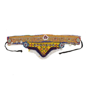 Cinturón Vintage para Danza del Vientre, Cinturón Tradicional Afgano, Kuchi Tribal, BB010A, Banjara Antigua, Cinturones de Cuentas Hechos a Mano, Vintage Real - Product Image 1