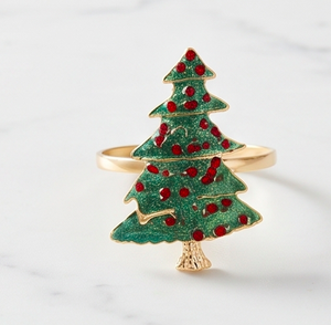 Ronds de serviette festifs pour la décoration de table de Noël, les dîners de fin d'année, les cadeaux et la décoration de repas saisonnière joyeuse - Product Image 3