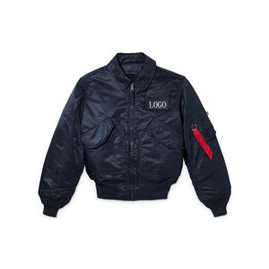 Chaqueta Bomber Varsity Americana Premium de Alta Calidad con Parche Bordado de Logotipo Personalizado, Ropa Urbana de Moda 2026 - Product Image 2