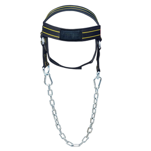 Nouvel Arrivage Harnais de Musculation Portable en Néoprène pour la Tête et le Cou avec Chaîne en Acier Respirant et Durable pour Exercices de Musculation - Product Image 1