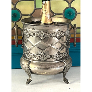 High Quality Designer Metal <b>Ice</b> Bucket with Lid Metal Champagne Bucket Metal Bar Tools From India Wine Chillier In Lowest Price - Product Image 3