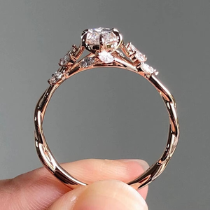 Marquise Cut Moissanite 925 <b>Silver</b> 14K Rose Gold Channel Setting IGI Certified <b>Solitaire</b> Wedding <b>Ring</b> 100% Handmade Unisex - Product Image 4