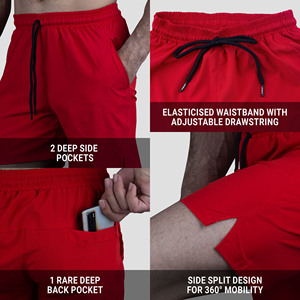 Shorts de boxe décontractés tendance pour hommes, grandes tailles, confortables, doux, séchage rapide, coupe-vent, écologiques, respirants - Product Image 6