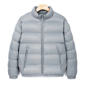 Chaqueta Bomber Corta de Algodón Acolchado Grueso y Cálido para Mujer, Cortavientos con Cremallera, Cuello Alto y Bordado 3D de Oveja - Product Image 6