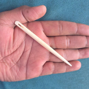 Premium Handmade Buffalo Bone Needle Simple Eco-Friendly Modern Lacing Sewing <b>Tool</b> <b>Leather</b> <b>work</b> needle by blossom craft india - Product Image 3