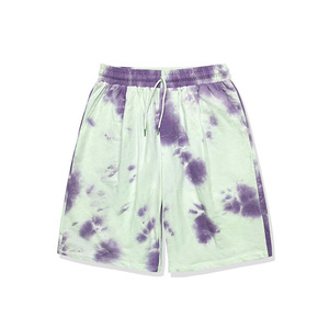 Pantalones Cortos de Felpa de Algodón Tie Dye para Hombre, con Logotipo Personalizado, Pantalones Deportivos Casuales, Proveedor Mayorista de Alta Calidad, Producción OEM al por Mayor - Product Image 5