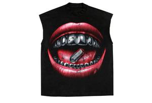 Conjunto High Street de Algodón Pesado con Lavado Vintage, Camiseta con Estampado Digital DTG, Parche de Insignia y Shorts de Mezclilla con Diseño Personalizado Mixto - Product Image 2