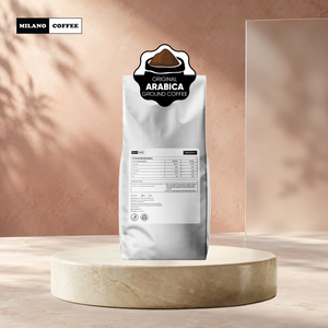 Café Arábica Tostado Oscuro de Cuerpo Rico, Molido, en Bolsa de 1 kg, para Latte - Product Image 3