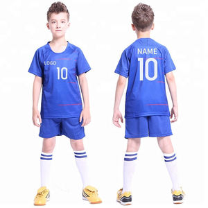 Wholesale Custom <b>Cheap</b> Football Jerseys for Boys Girls Soccer Uniform <b>Sets</b> Breathable 100% Polyester Quick Dry <b>Gift</b> Box - Product Image 3