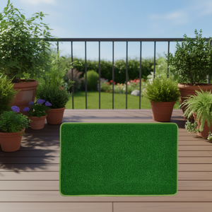 Gazon artificiel vert essentiel pour l'extérieur, fin, 50x80cm - Modèle 48022 - Product Image 3