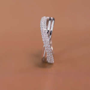 Wholesale Divine <b>Cross</b> Rhodium Plated 925 Sterling <b>Silver</b> Women’s <b>Ring</b> Religious Faith Jewelry Gift for Her - Product Image 2