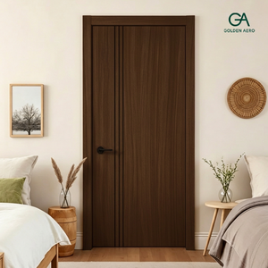 Puerta Minimalista de Madera Maciza Golden Aero GA-03L con Apertura Lateral para Almacenamiento Interior y Acabado de Superficie para Armario - Product Image 1