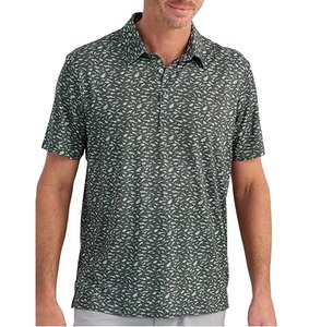 Camisas Polo para Hombre con Estampado de Plantas, Protección Solar UPF 50, Transpirables, Manga Corta, Cierre de Botones, para Pesca, Venta al Por Mayor OEM con MOQ Bajo - Product Image 2