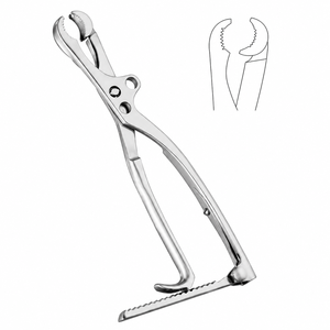 Pinzas para Sujetar Huesos ZETOMEDPRO LAMBOTTE, Longitud Ajustable 21.6 cm (8-1/2 pulgadas), Modelo MA-13-159, Certificación CE - Product Image 1
